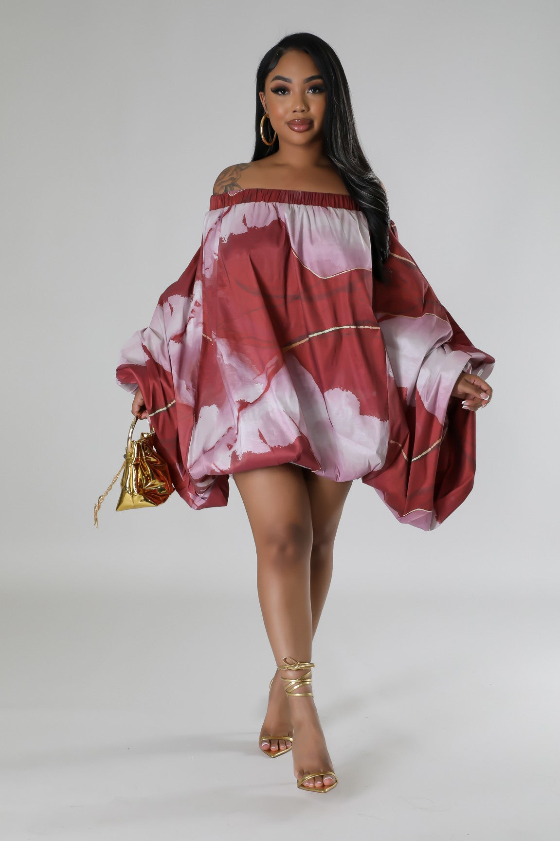 Wine Night Out Tunic Dress