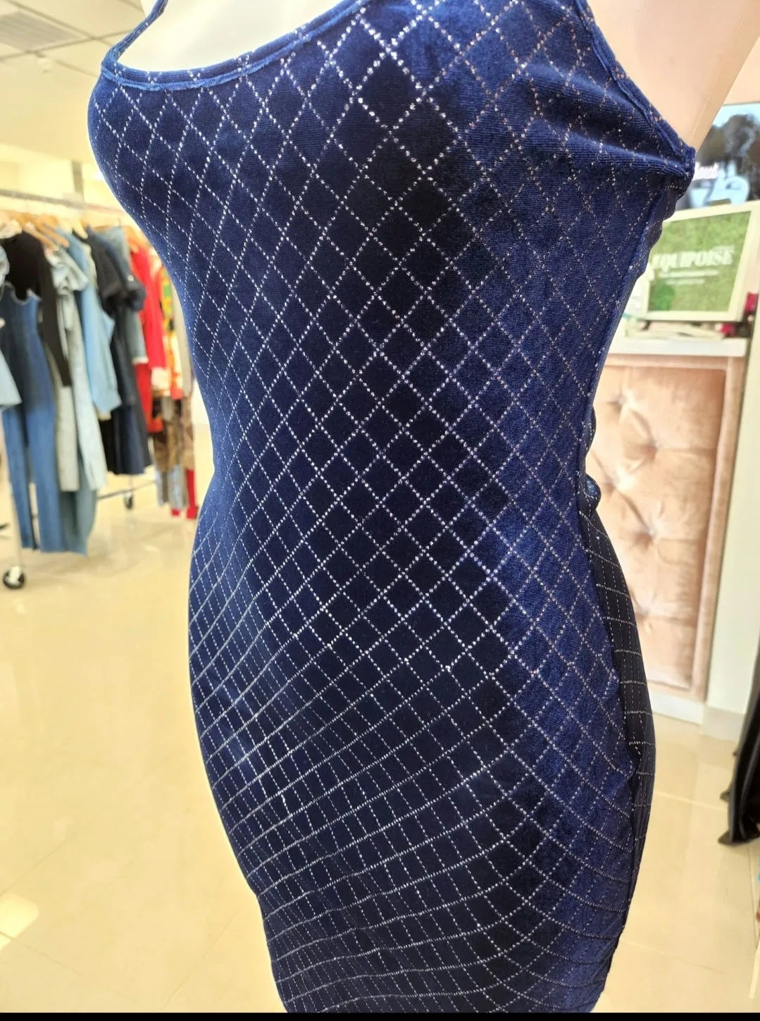 Blue Ice Mini Dress
