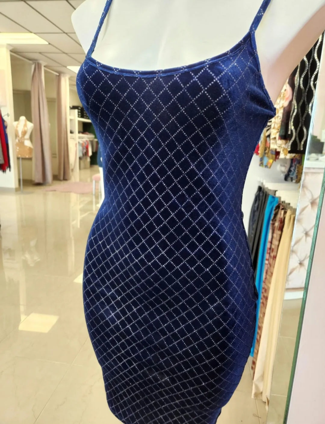 Blue Ice Mini Dress