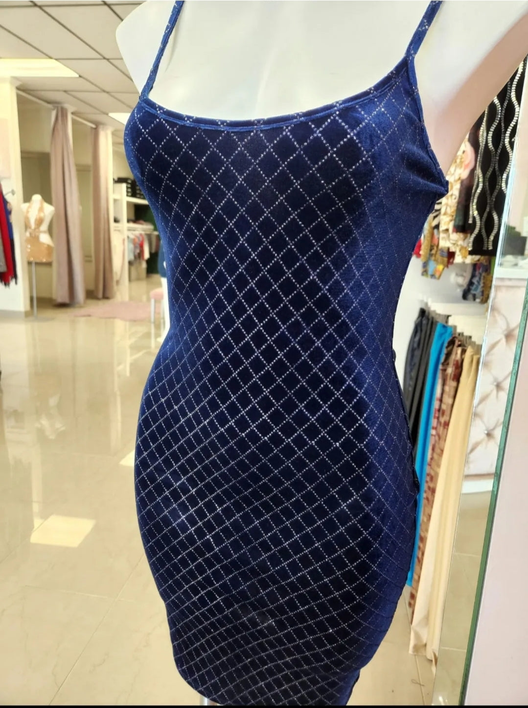 Blue Ice Mini Dress