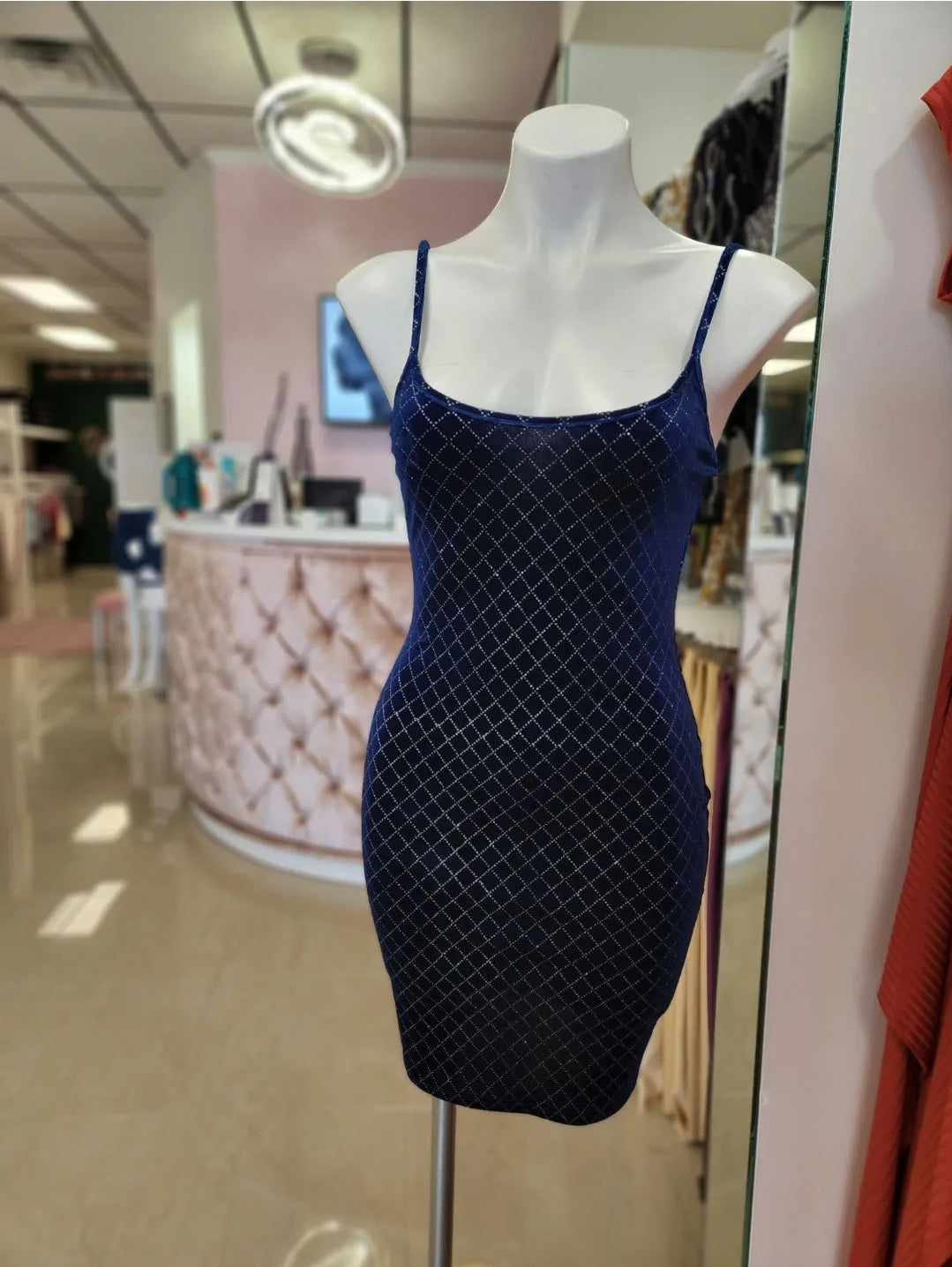 Blue Ice Mini Dress