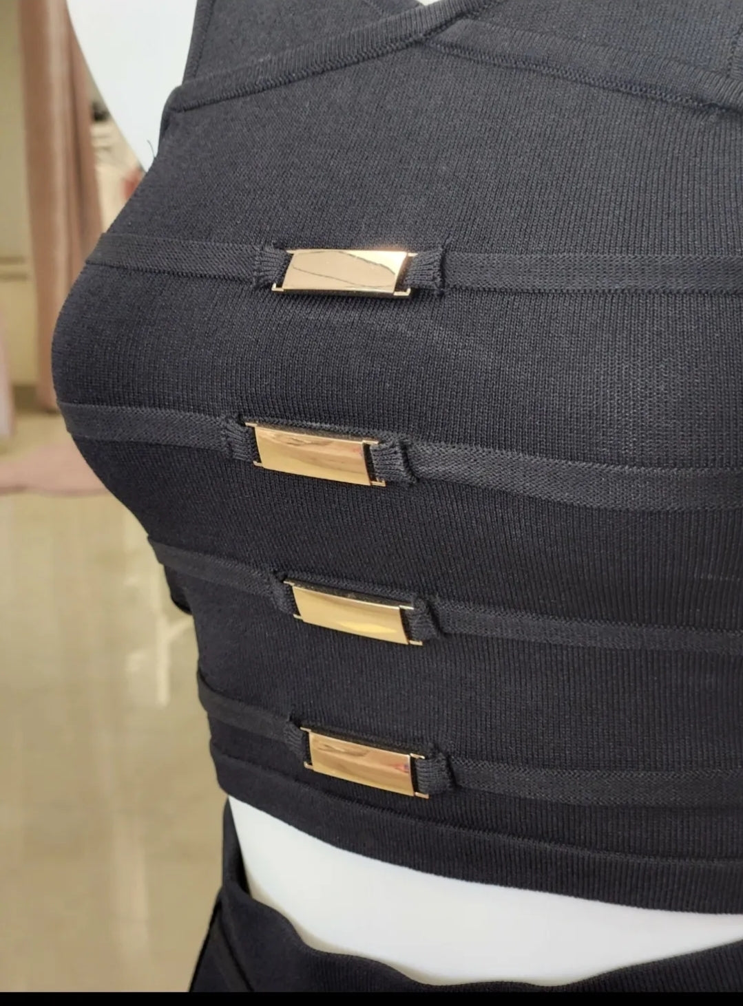 Top Notch Bandage Skirt Set