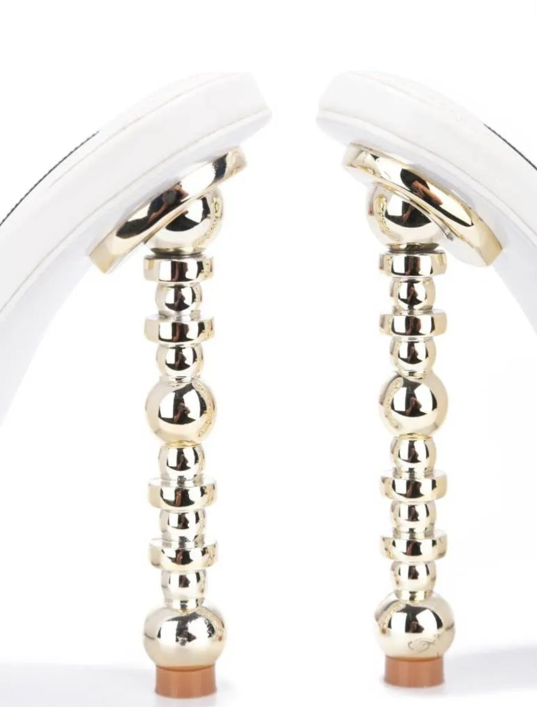 Stacked Clear Heel