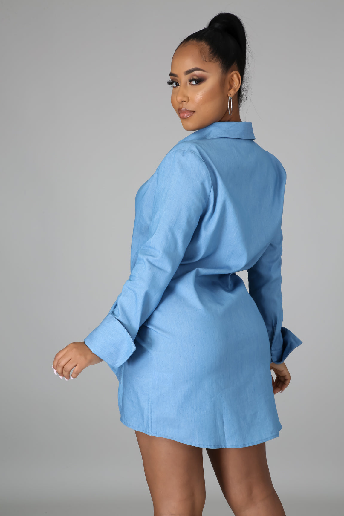 Tie You Down Tunic Dress