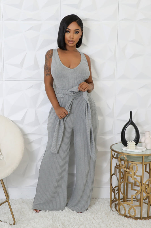 2 PIECE NEW STORY JUMPSUIT SET