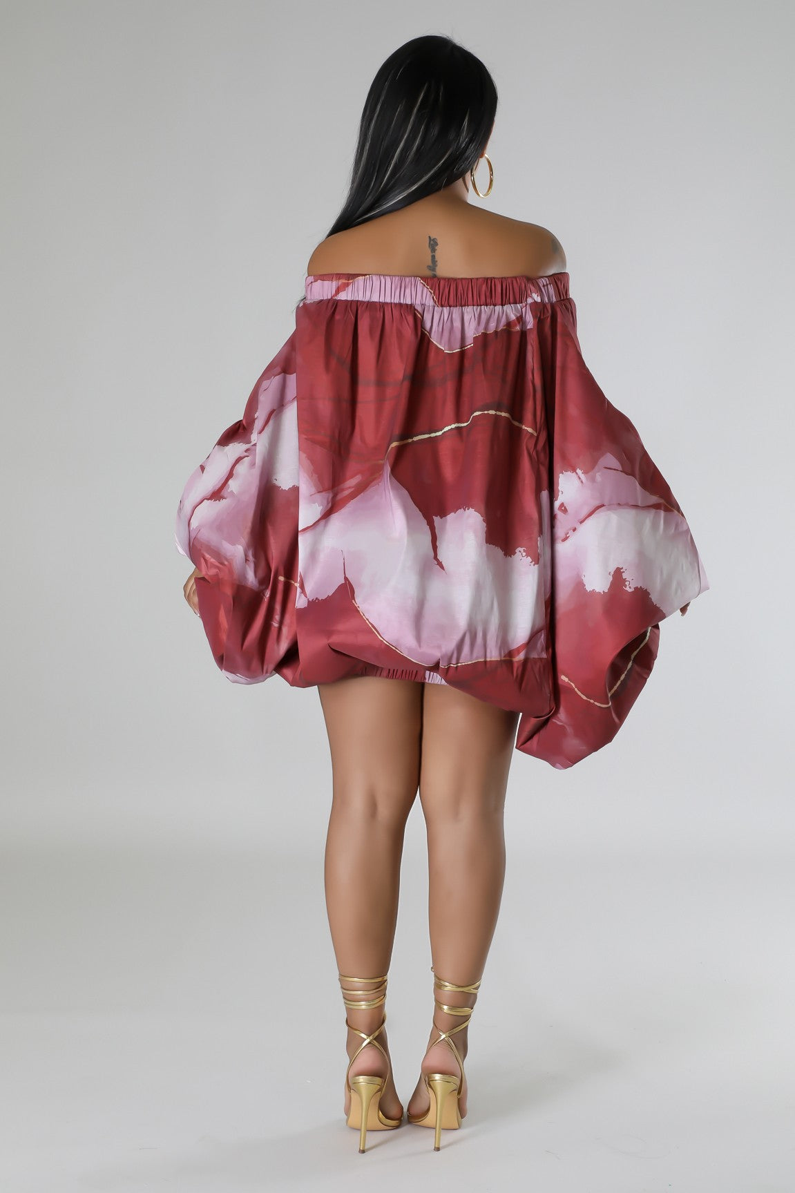 Wine Night Out Tunic Dress