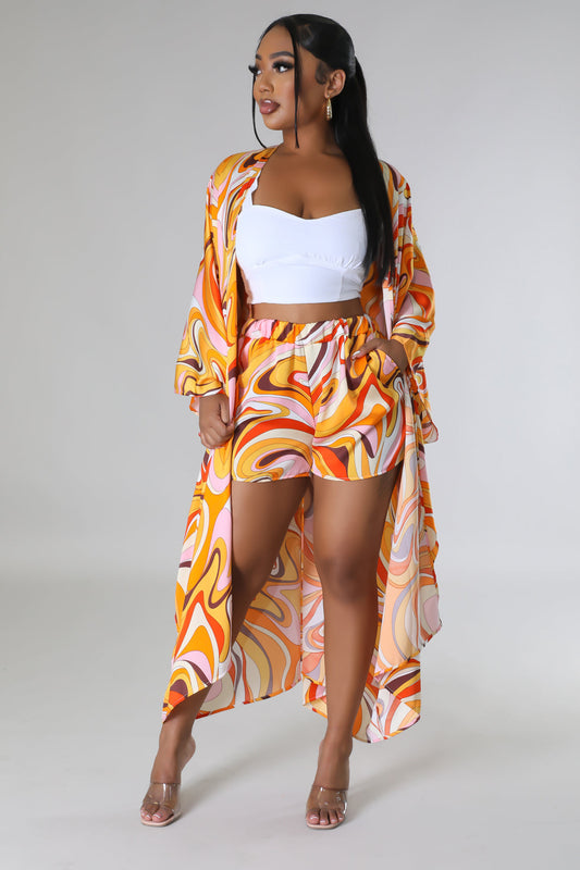 Italian Seaside Short Set