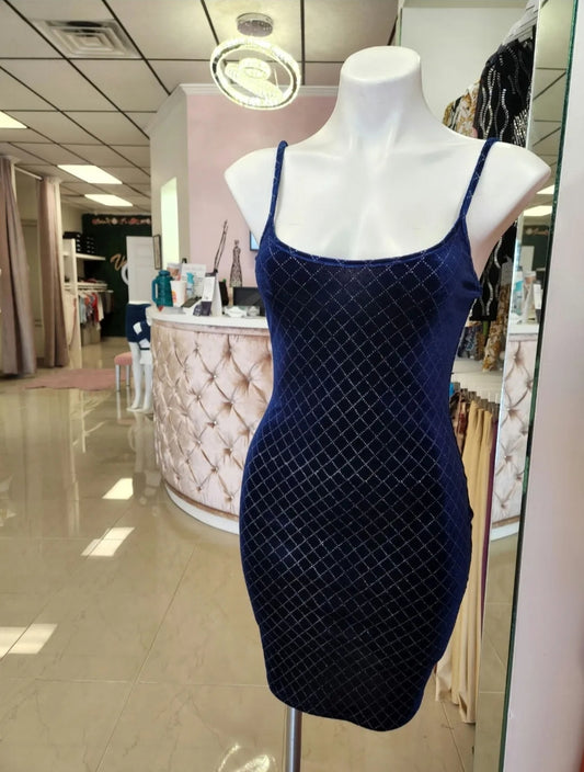 Blue Ice Mini Dress