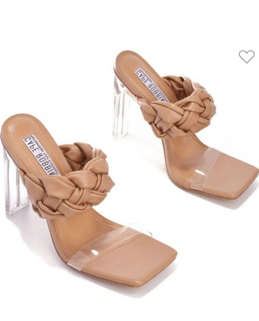 Maverick Tan Rope Heels