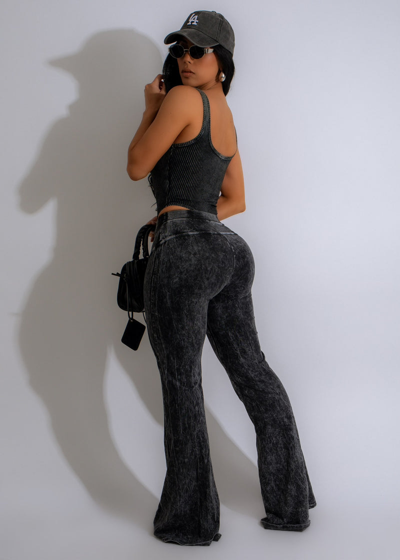 RIB TANK BODYSUIT & PANTS SET