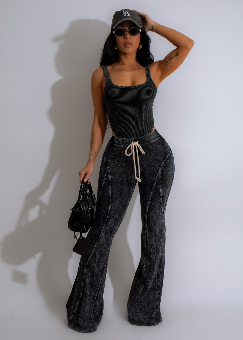 RIB TANK BODYSUIT & PANTS SET